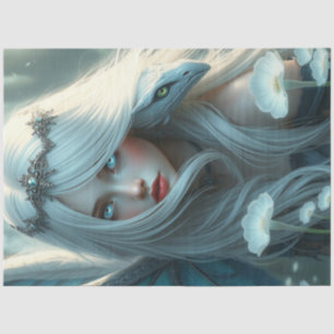 Mysterious Gothic Dragon Fairy  Tissue Paper