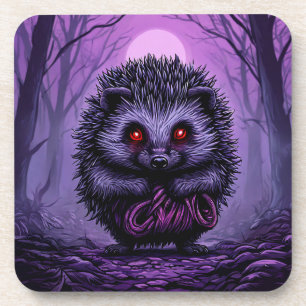 Mysterious Hedgehog in Spooky Forest Coaster