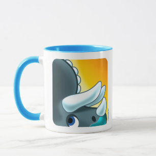 MYSTERIOUS HORNED DINOSAUR by Jeff Willis Art Mug