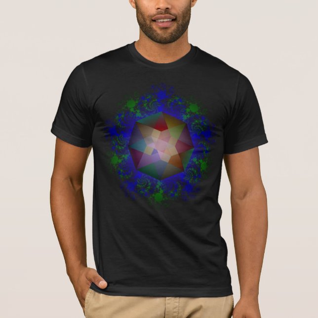Mysterious Hypercube T shirt (Front)
