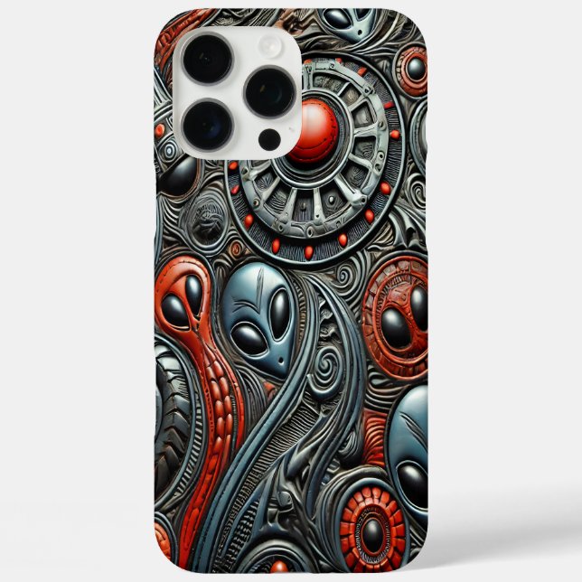 Mysterious, Intricate Alien World Case-Mate iPhone Case (Back)