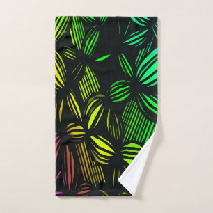 Mysterious lines hand towel