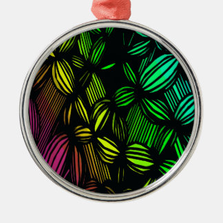 Mysterious lines metal ornament