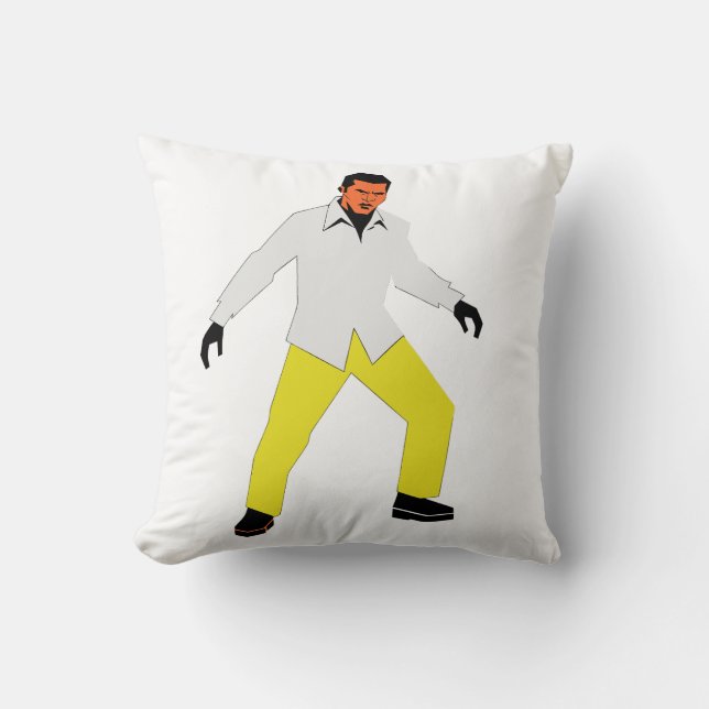 Mysterious man look cushion (Front)