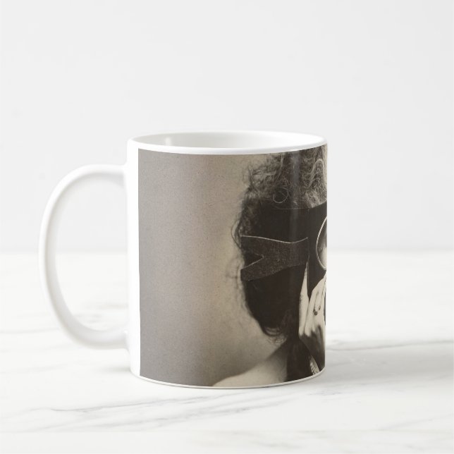 Mysterious Masked Lady Countess Castiglione Coffee Mug (Left)