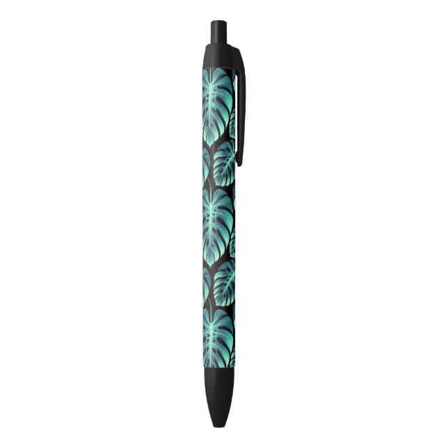 Mysterious Monstera Black Ink Pen (Bottom (Vertical))