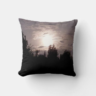 Mysterious Moon Nature Photography Cushion
