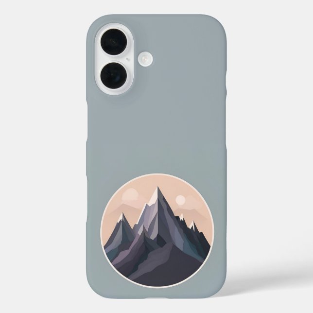 Mysterious Mountains Case-Mate iPhone Case (Back)