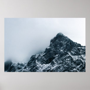 Mysterious mountains poster
