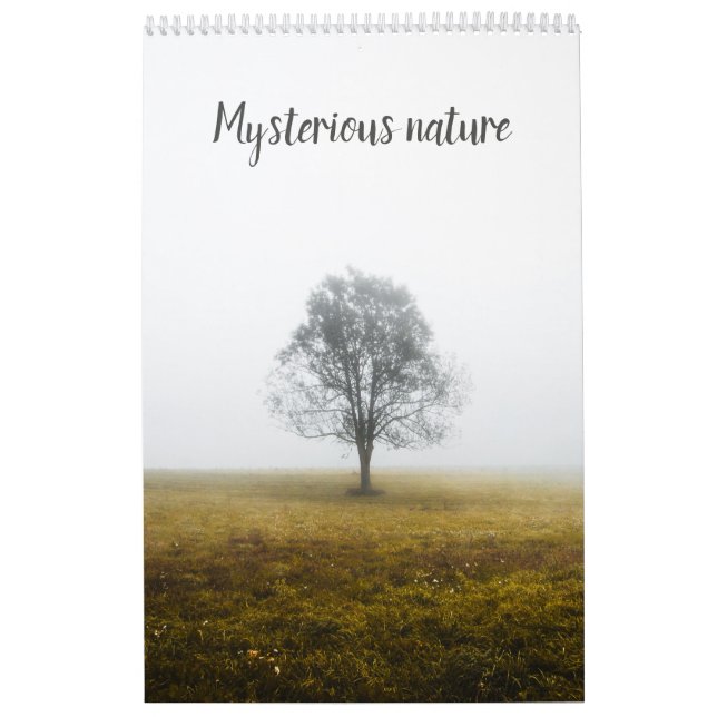 Mysterious nature landscape photo calendar (Cover)