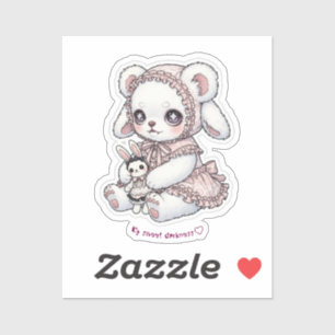 Mysterious Pastel Goth - Antique Sweet Lolita Bear
