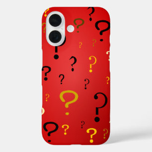 Mysterious Question Marks iPhone 16 Case