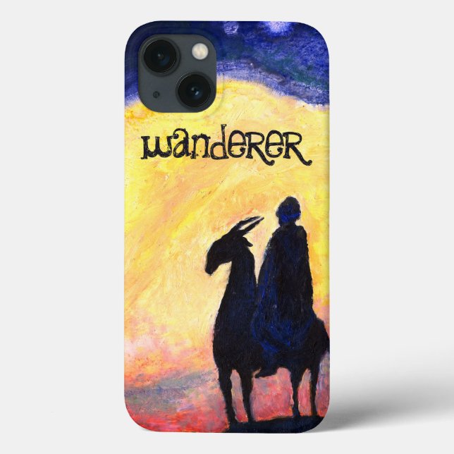 Mysterious Rider Wanderer Customisable Case-Mate iPhone Case (Back)
