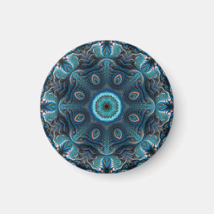 Mysterious space mandala magnet