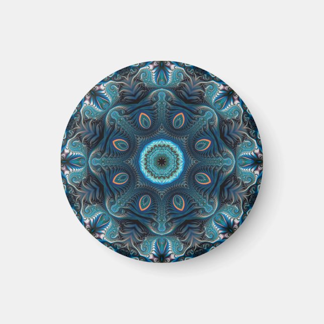 Mysterious space mandala magnet (Front)