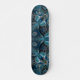 Mysterious space mandala skateboard