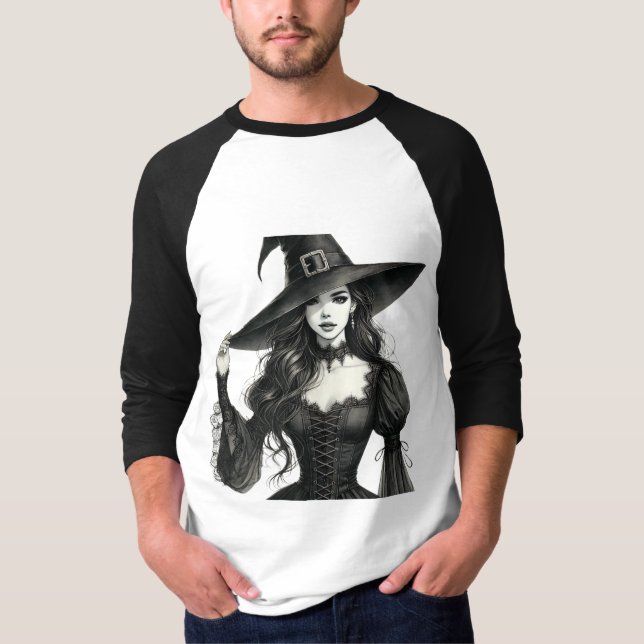 Mysterious Witch Graphic Tee (Front)