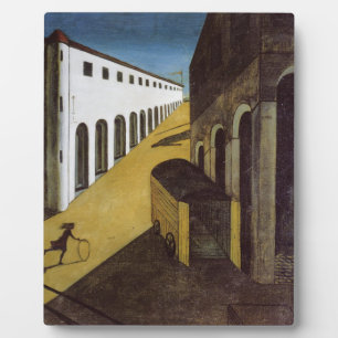 Mystery And Melancholy By Giorgio De Chirico Plaque