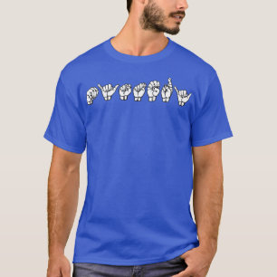 MYSTERY ASL Sign Language Design 1 T-Shirt