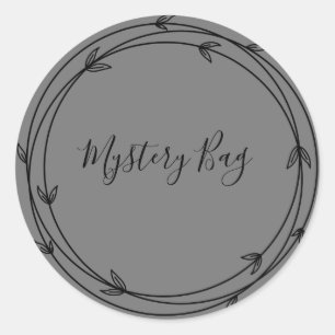 Mystery Bag Surprise Classic Round Sticker