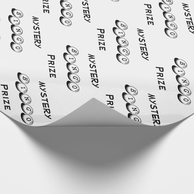 Mystery BINGO Prize Wrapping Paper (Corner)