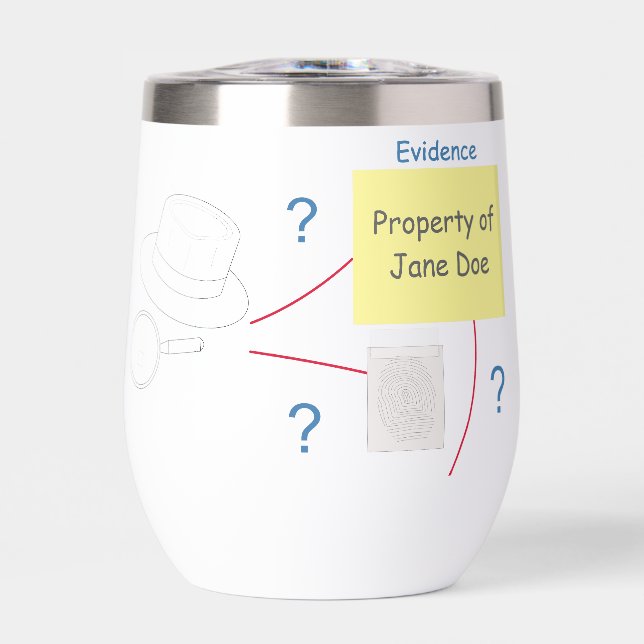 Mystery Crime Solving Evidence Board (Front)