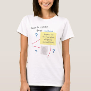 Mystery Crime Solving Evidence Board Best Grandma T-Shirt