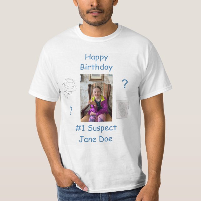 Mystery Crime Solving Evidence Board Dad T-Shirt (Front)