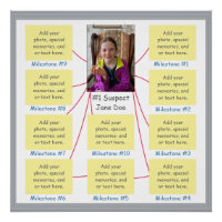 Mystery Crime Solving Evidence Board Milestone