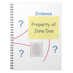 Mystery Crime Solving Evidence Board Notebook
