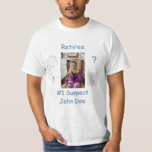 Mystery Crime Solving Evidence Board Retiree T-Shirt