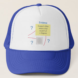 Mystery Crime Solving Evidence Board Trucker Hat