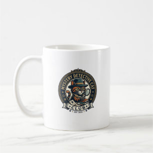Mystery Detective Cat Cat Graphic Tee Art - Myster Coffee Mug