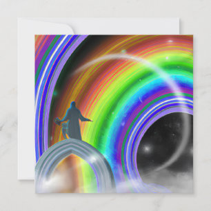 Mystery Figure at the Inter-Dimensional Stargate Invitation