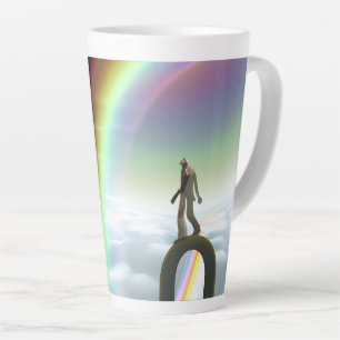 Mystery Figure at the Inter-Dimensional Stargate Latte Mug