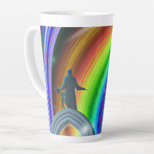 Mystery Figure at the Inter-Dimensional Stargate Latte Mug