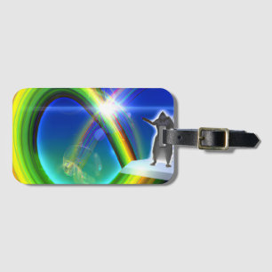 Mystery Figure at the Inter-Dimensional Stargate Luggage Tag