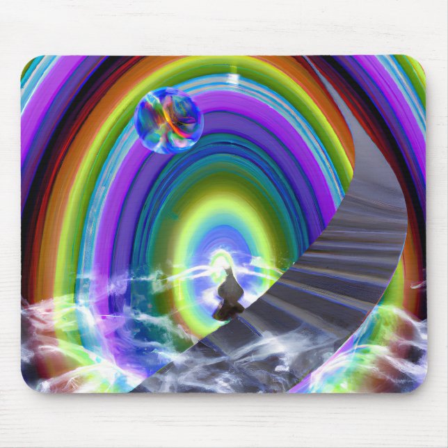 Mystery Figure at the Inter-Dimensional Stargate Mouse Pad (Front)