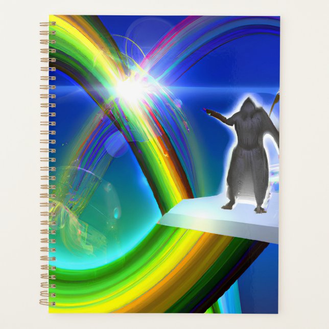 Mystery Figure at the Inter-Dimensional Stargate Planner (Front)