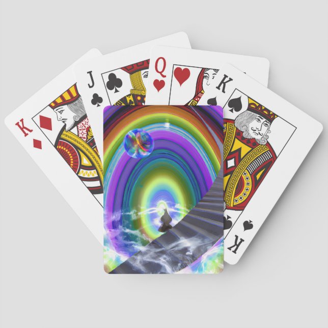 Mystery Figure at the Inter-Dimensional Stargate Playing Cards (Back)