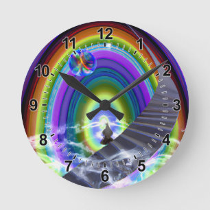 Mystery Figure at the Inter-Dimensional Stargate Round Clock
