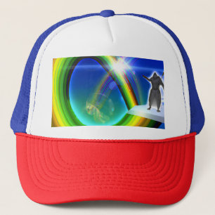 Mystery Figure at the Inter-Dimensional Stargate Trucker Hat