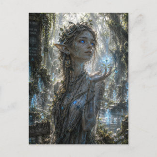 Mystery / Forest Nymph / Ancient Sacred Forest Postcard