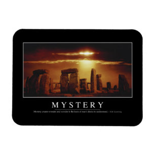 Mystery: Inspirational Quote Magnet