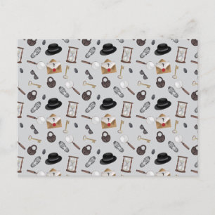 Mystery Kids Secret Agent Spy Detective Theme Holiday Postcard