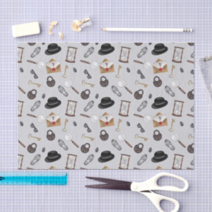 Mystery Kids Secret Agent Spy Detective Theme Tissue Paper