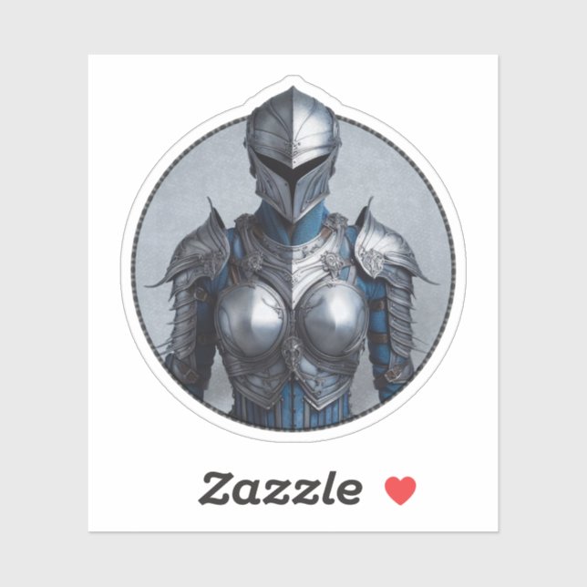Mystery Lady in Silver Armour Denim Jacket (Sheet)