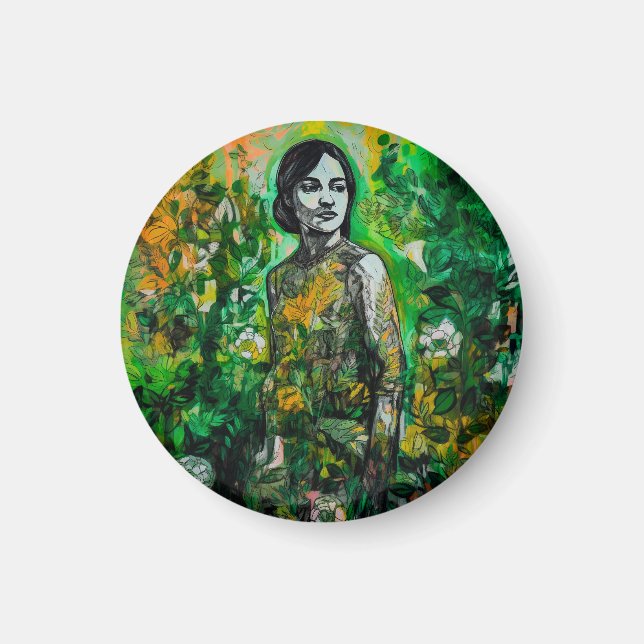 Mystery Lady  Magnet (Front)