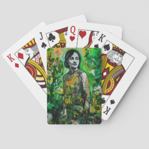 Mystery Lady Playing Cards
