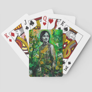 Mystery Lady  Playing Cards